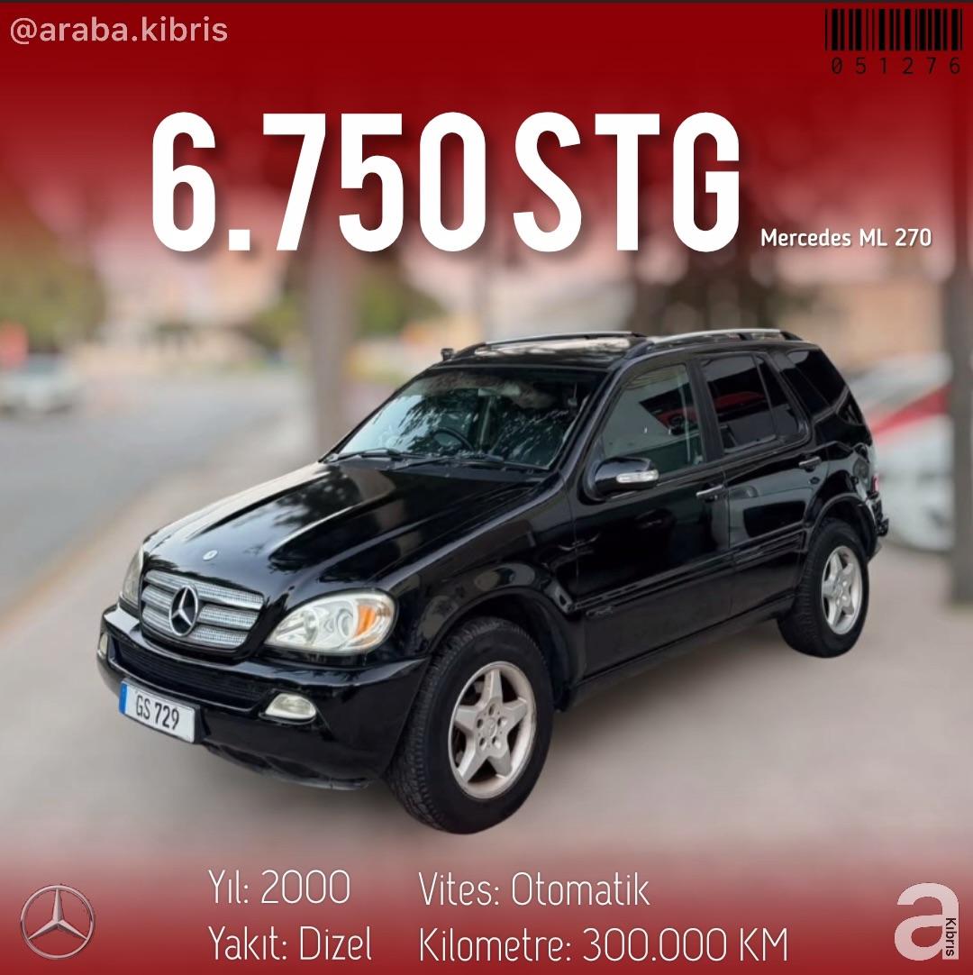 Mercedes-Benz ML270 CDI 2000